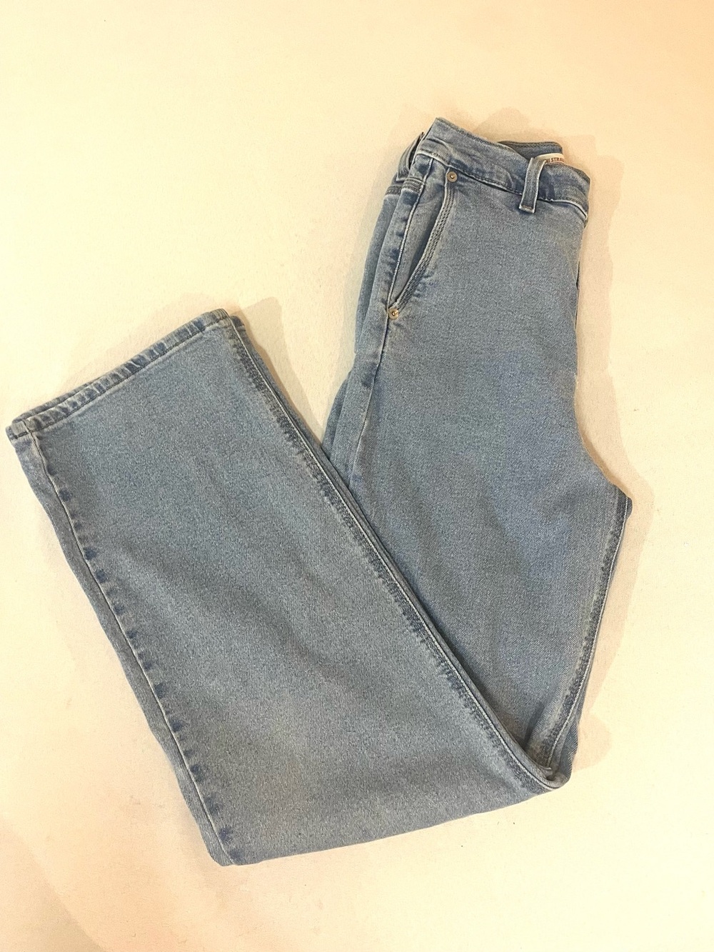 Light Blue Levi’s Vintage “Signature” High Rise Straight-Leg Jeans